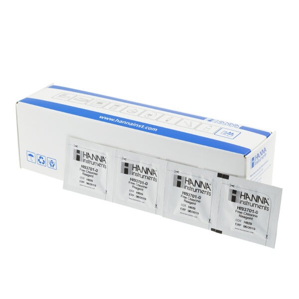 HANNA-HI93701-01-REACTIVOS EN POLVO PARA CLORO LIBRE (METODO DPD 100 TESTS) - Imagen 2